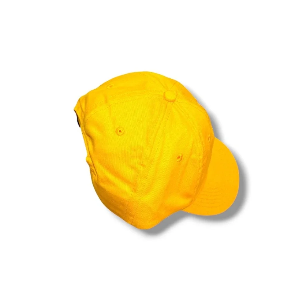 Herschel Supply Co Hat Unisex OSFA Yellow V Logo Dad Cap Snapback CA55688 NWOT